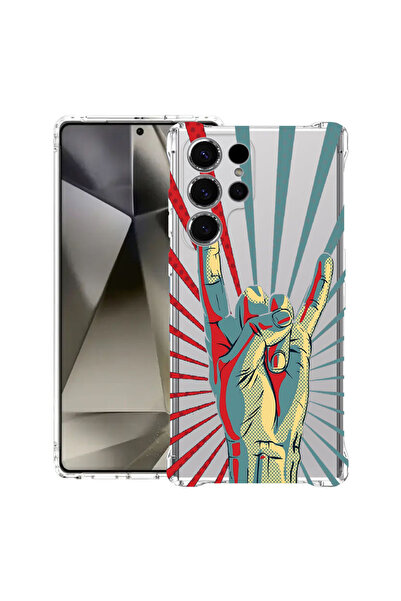 bestcase Αντικραδασμική θήκη πλάτης για Samsung Galaxy S25 Ultra, Rock Festiv...