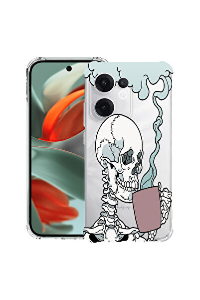 bestcase Carcasă spate antișoc pentru telefonul Nothing (3a), cu craniu, 1988...