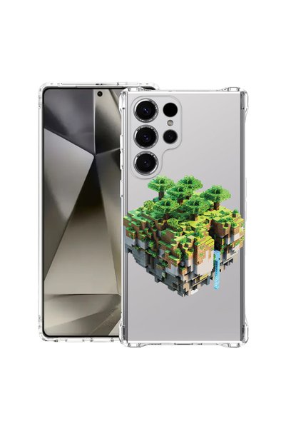 bestcase Carcasă spate antișoc pentru Samsung Galaxy S25 Ultra, Minecraft, 19...