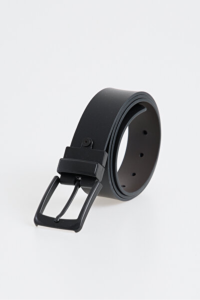 Garbalia Ανδρική ζώνη με περιστρεφόμενη πόρπη διπλής χρήσης σε μαύρο καφέ 2 χρώματα