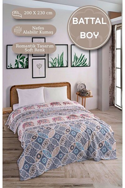 Acacia Battal Size Cotton Pique Bedspread 200X230 cm