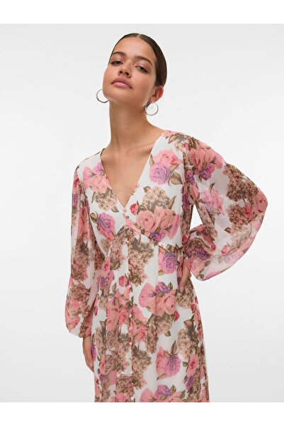 Vero Moda Kleid VMSMILLA Langes Kleid