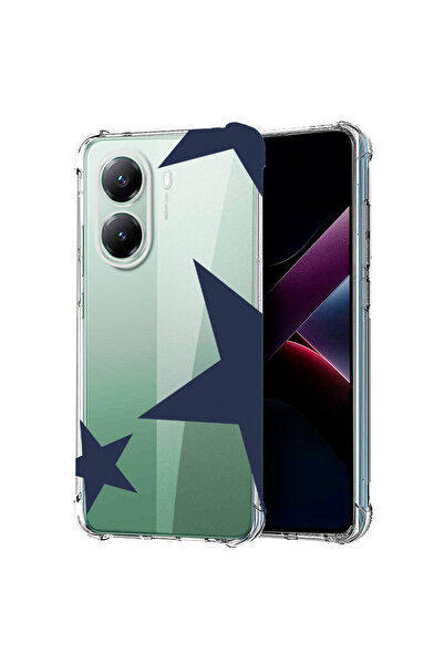 bestcase Αντικραδασμική θήκη πλάτης για Poco X7 Pro 5G, Retro Star, 1988230 A...