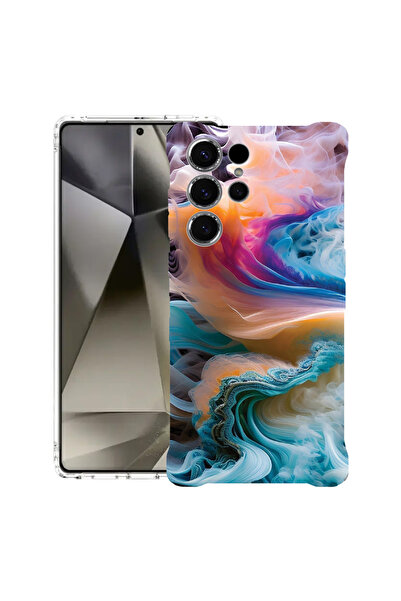 bestcase Αντικραδασμική θήκη πλάτης για Samsung Galaxy S25 Ultra, υγρά χρώματ...