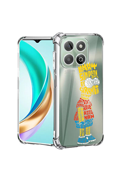 bestcase Удароустойчив калъф за Honor X8C, калиграфия Барт Симпсън, 1988221 A...