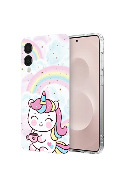 bestcase Carcasă spate antișoc pentru Samsung Galaxy S25 Edge, Little Unicorn...