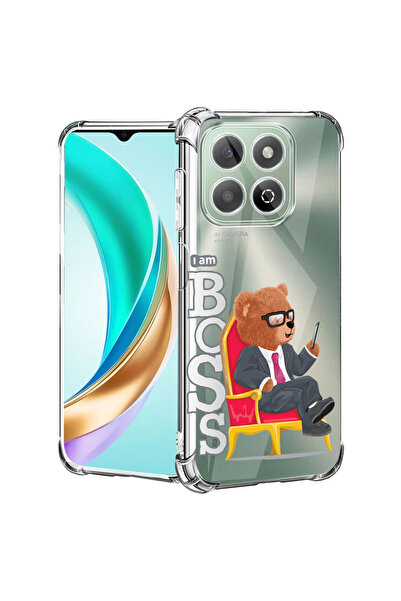 bestcase Carcasă spate antișoc pentru Honor X8C, Ursuleț de pluș - Sunt șeful...