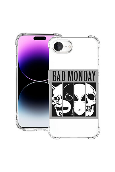 bestcase Αντικραδασμική θήκη πλάτης για Apple iPhone 16e, Bad Monday, 1988231...