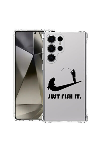 bestcase Αντικραδασμική θήκη πίσω για Samsung Galaxy S25 Ultra, Just Fish It,...