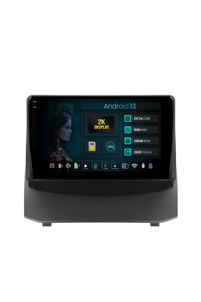 HUB64 Navigatie 2K Ford Fiesta (2009-2012), 8GB RAM, Android 13, Octacore, Sl...