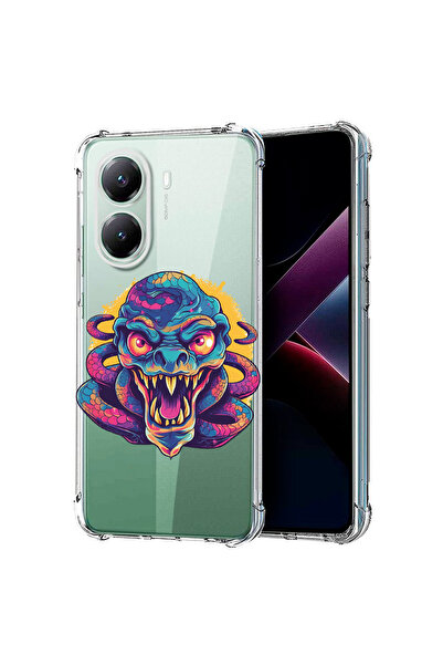 bestcase Carcasă spate antișoc pentru Poco X7 Pro 5G, Dream Colors - Dragon, ...