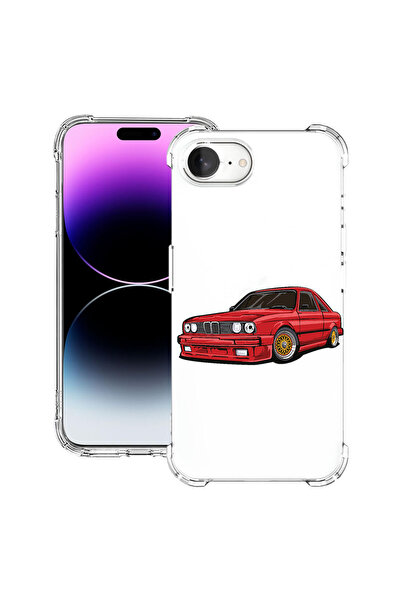 bestcase Αντικραδασμική θήκη πλάτης για Apple iPhone 16e, Κλασικό αυτοκίνητο,...