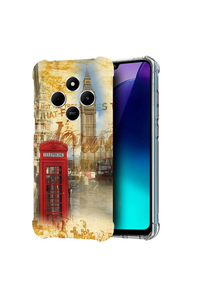 bestcase Carcasă spate antișoc pentru Poco C75 / Redmi 14C / A4, Londra, 1992...