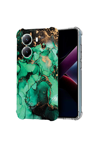 bestcase Carcasă spate antișoc pentru Poco X7 Pro 5G, marmură închisă, 198823...