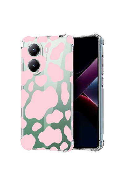 bestcase Carcasă spate antișoc pentru Poco X7 Pro 5G, roz vacă, 1988230 AS 786