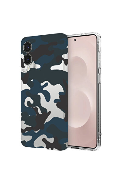 bestcase Αντικραδασμική θήκη πλάτης για Samsung Galaxy S25 Edge, καμουφλάζ, 1...