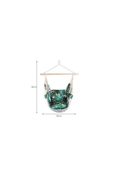 Springos Chair-type hammock, with 2 cushions, multicolor, max 150 kg, 130×100 cm,