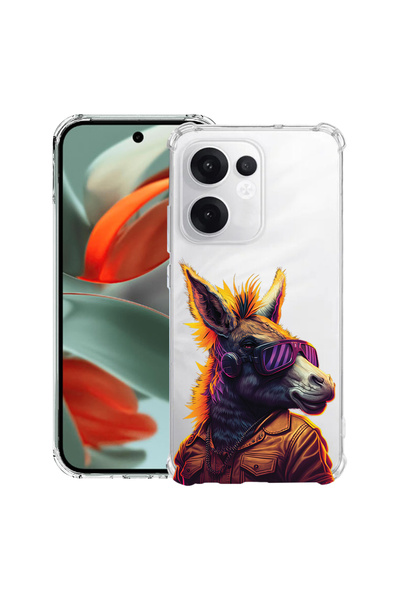 bestcase Carcasă spate antișoc pentru OPPO Reno13 F 5G, Funky Dunkey, 1988247...