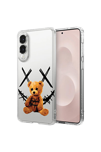 bestcase Carcasă spate antișoc pentru Samsung Galaxy S25 Edge, zâmbet de ursu...