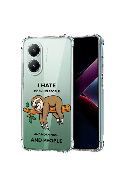 bestcase Удароустойчив гръб за Poco X7 Pro 5G, I Hate Morning, 1988230 AS 1613