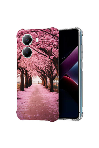 bestcase Carcasă spate antișoc pentru Poco X7 Pro 5G, flori de cireș, 1988230...