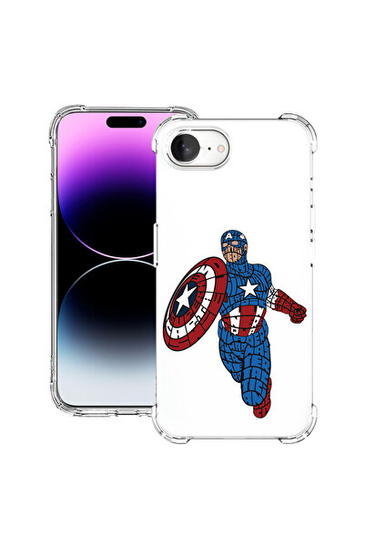 bestcase Carcasă spate antișoc pentru Apple iPhone 16e, Calligraphy Stripes H...