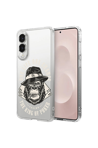 bestcase Carcasă spate antișoc pentru Samsung Galaxy S25 Edge, King Mafia Mon...