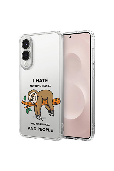 bestcase Carcasă spate antișoc pentru Samsung Galaxy S25 Edge, I Hate Morning...