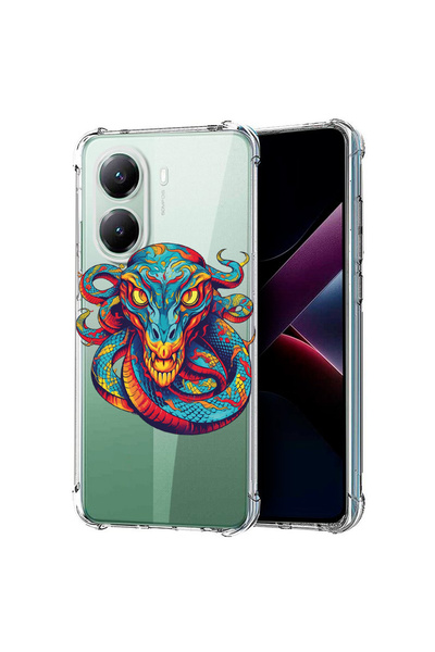 bestcase Carcasă spate antișoc pentru Poco X7 Pro 5G, Dream Colors Dragon, 19...