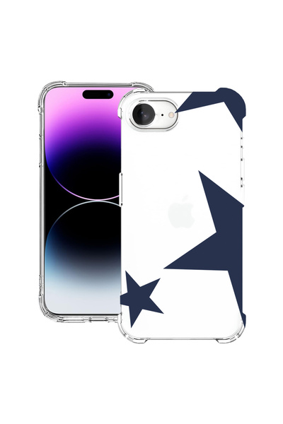 bestcase Carcasă spate antișoc pentru Apple iPhone 16e, Retro Star, 1988231 A...
