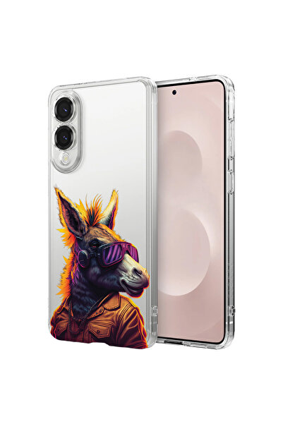 bestcase Αντικραδασμική θήκη πίσω μέρους για Samsung Galaxy S25 Edge, Funky D...