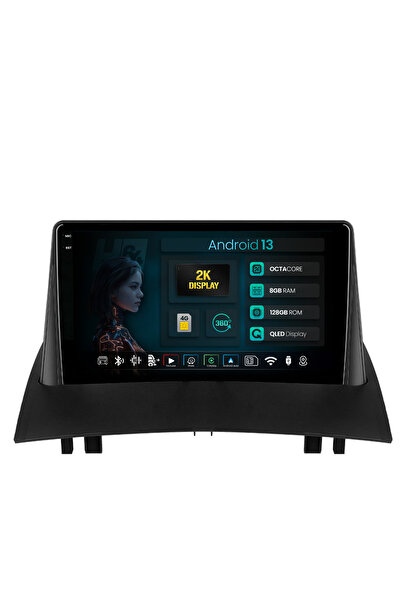 HUB64 Navigatie 2K Renault Megane 2 (2002-2009), 8GB RAM, Android 13, Octacor...