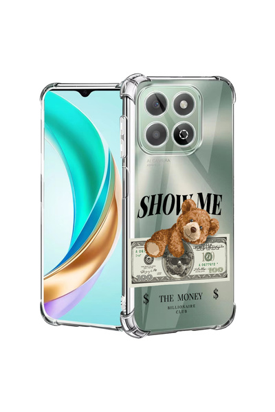 bestcase Carcasă spate antișoc pentru Honor X8C, Ursuleț de pluș Arată-mi ban...