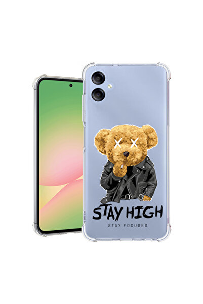 bestcase Carcasă spate antișoc pentru Samsung Galaxy A06 4G, Stay High Teddy ...