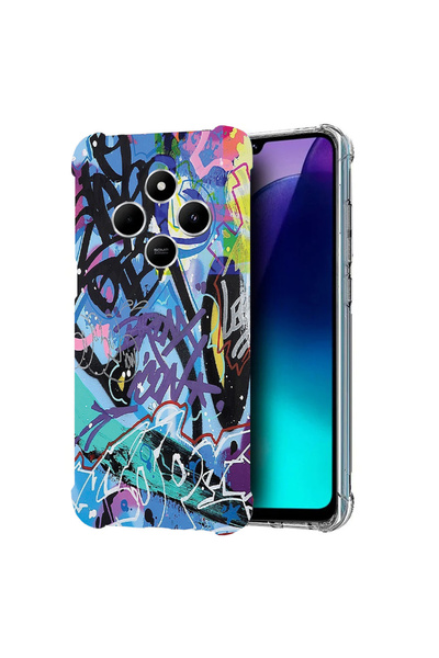 bestcase Carcasă spate antișoc pentru Poco C75 / Redmi 14C / A4, Graffiti, 19...