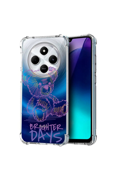 bestcase Carcasă spate antișoc pentru Poco C75 / Redmi 14C / A4, Teddy Bear B...