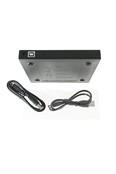 OEM Portable external CD DVD drive, USB connection, 140 x 136 x 18 mm, black