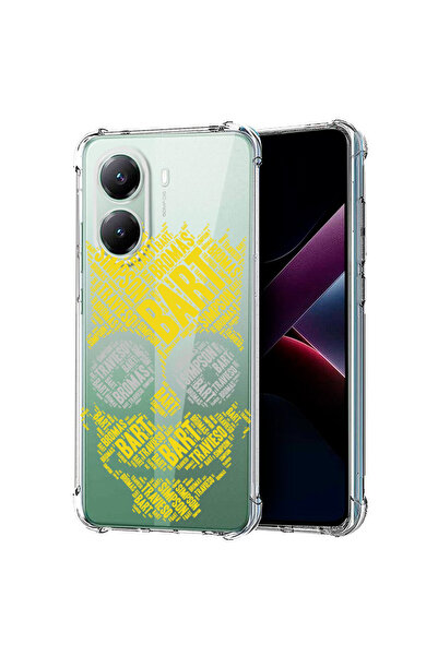 bestcase Αντικραδασμική θήκη πίσω για Poco X7 Pro 5G, καλλιγραφία Bart Simpon...