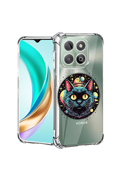 bestcase Carcasă spate antișoc pentru Honor X8C, Mystic Black Cat, 1988221 AS...