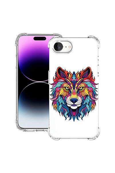 bestcase Carcasă spate antișoc pentru Apple iPhone 16e, Dream Colors - Wolf, ...