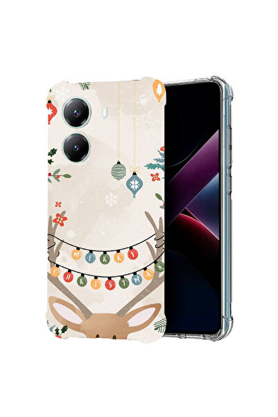 bestcase Carcasă spate antișoc pentru Poco X7 Pro 5G, ren de Crăciun, 1988230...