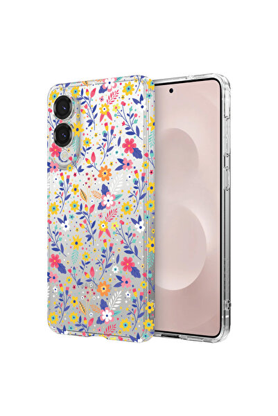 bestcase Carcasă spate antișoc pentru Samsung Galaxy S25 Edge, model floral, ...