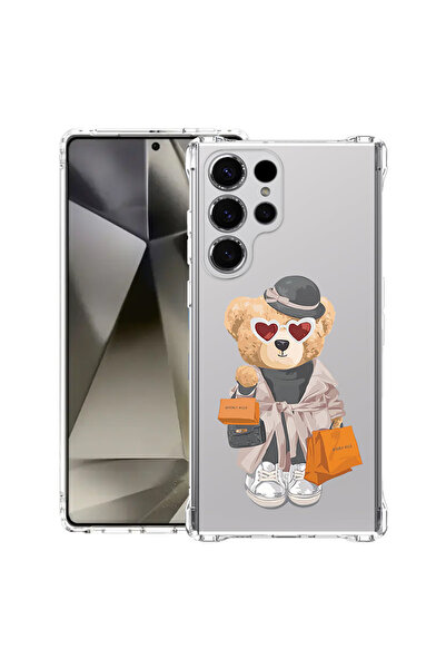 bestcase Carcasă spate antișoc pentru Samsung Galaxy S25 Ultra, Teddy Bear Sh...