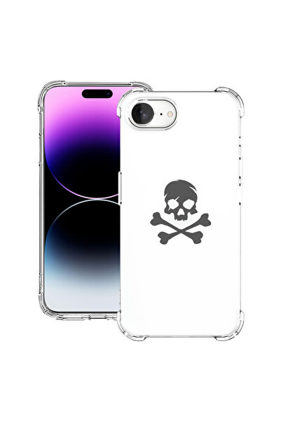 bestcase Удароустойчив калъф за Apple iPhone 16e, цвят Череп, 1988231 AS 1473