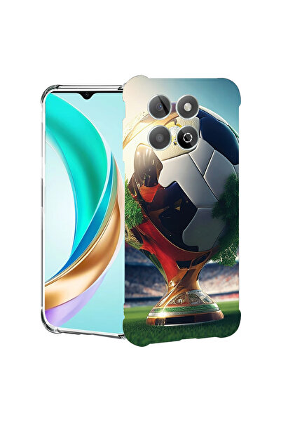 bestcase Carcasă spate antișoc pentru Honor X8C, Trofeu Cupa de Fotbal, 19882...