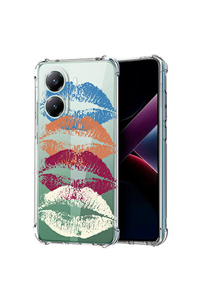 bestcase Αντικραδασμική θήκη πίσω μέρους για Poco X7 Pro 5G, Kiss Kiss, 19882...
