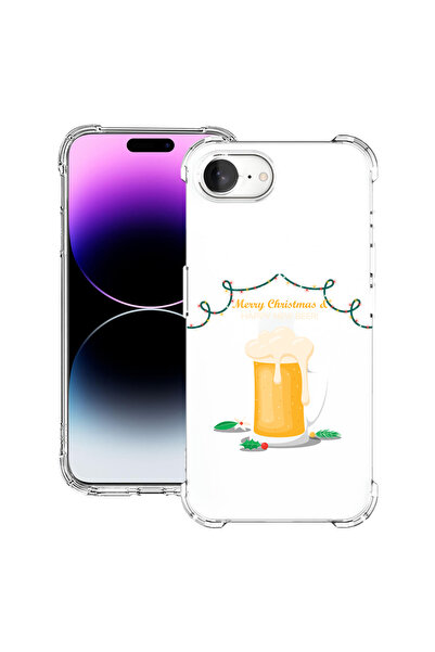 bestcase Carcasă spate antișoc pentru Apple iPhone 16e, La mulți ani bere nou...