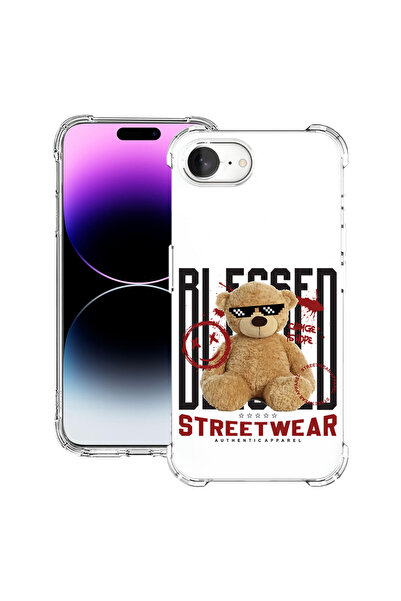 bestcase Αντικραδασμική θήκη πλάτης για Apple iPhone 16e, Teddy Bear Blessed,...