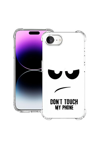 bestcase Anti Shock Back Case For Apple iPhone 16e, Don’t Touch My Phone, 198...
