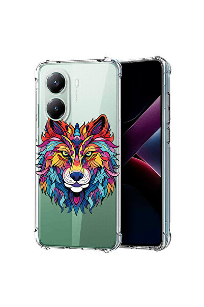 bestcase Αντικραδασμική θήκη πλάτης για Poco X7 Pro 5G, χρώματα ονείρου - Wol...
